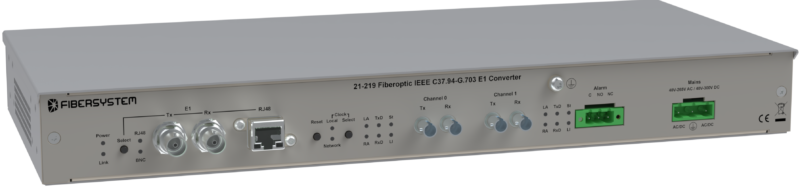 Fiber Optical Converter IEEE C37.94 - G.703 E1 (21-219v2)