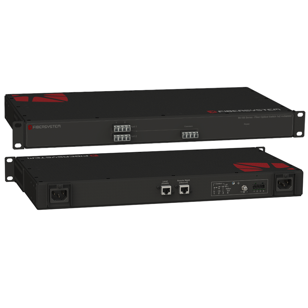 Fiber Optical Switch 1×2 2channel GUI MM Fibersystem